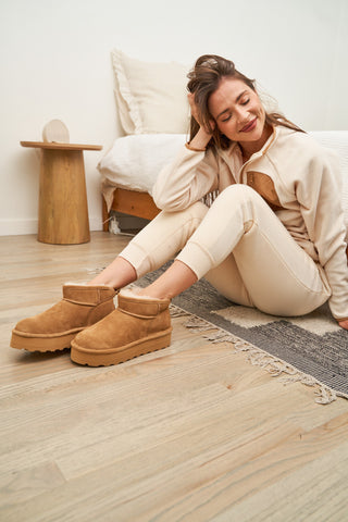 Retro Shorty Iced Coffee Boots - BEARPAW