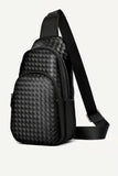 Woven Black Crossbody