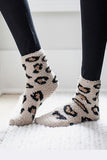 Leopard Fuzzy Socks