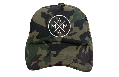 Camo MAMA Premium Canvas Trucker Hat