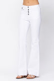 White High Rise Flares - Judy Blue