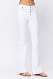 White High Rise Flares - Judy Blue