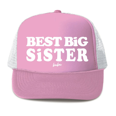 Best Big Sister - Baby Trucker Hat