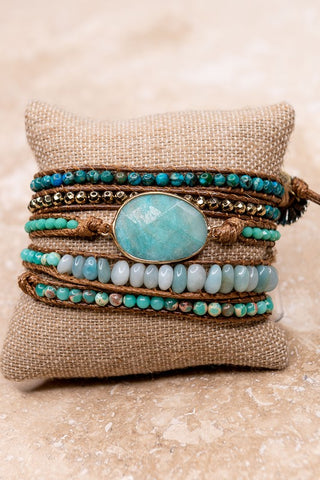 Stone Wrap Bracelet