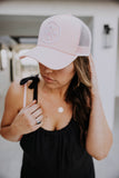 3D Pink MAMA Trucker Hat