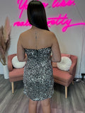 Sparkle On Beautiful Dress - Black