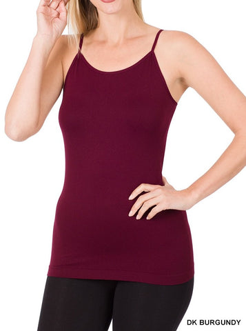 Seamless Cami - Burgundy