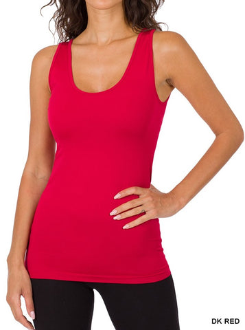 Thick Strap Tank - Red