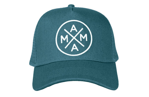 Teal MAMA Premium Canvas Trucker Hat