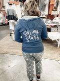 Oh My Stars Zip Up Jacket - Ampersand Ave