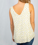 Lemon Woven Top